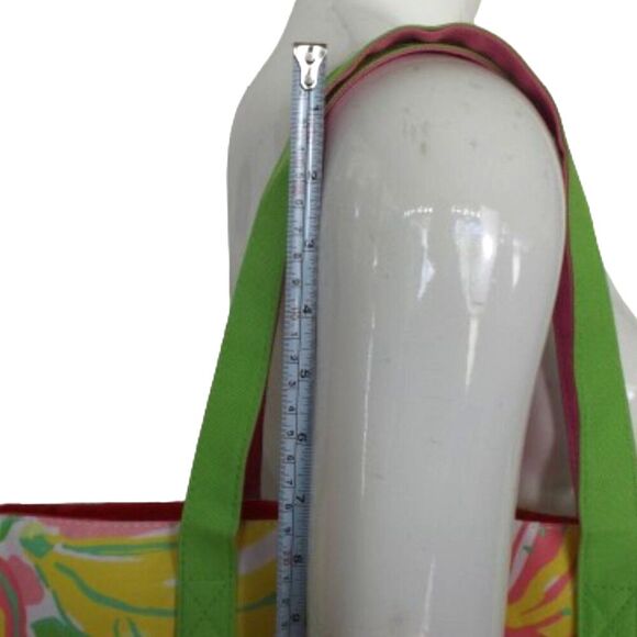 LILLY PULITZER/ESTEE LAUDER Tote, 16x14x4, Pink, green, yellow, No closures - Picture 5 of 10